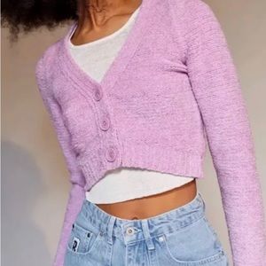 UO Dina Cardigan in Pink